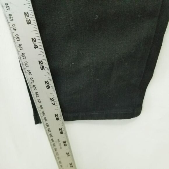 NYDJ NWT Black Skinny Leggings Ski‎ Zipper Pockets Petite Jeggings Size 8P - Picture 8 of 10